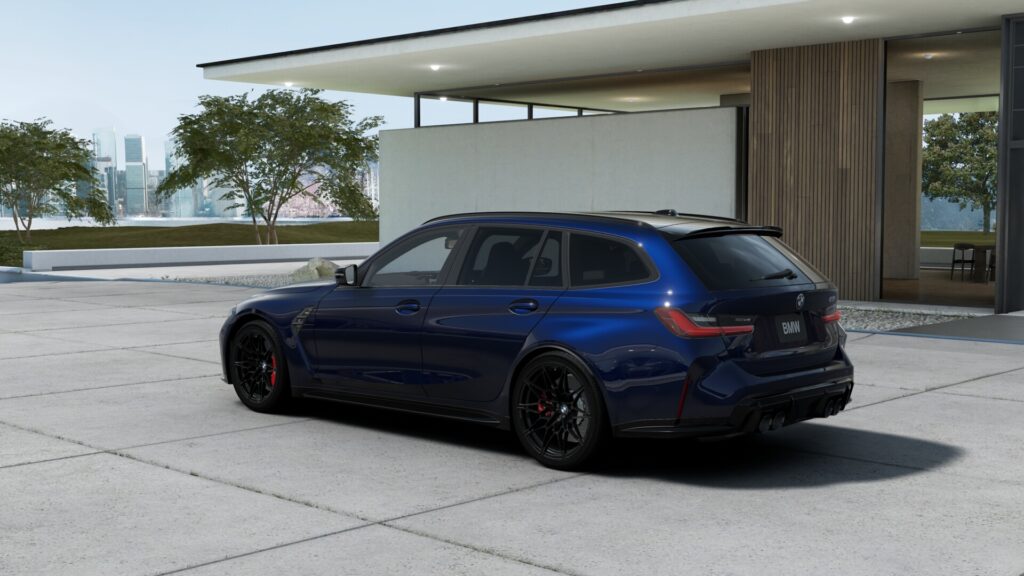 M3 Competition M xDrive ツーリング BMW Individual タンザナイト・ブルー 20インチ ブラックの画像1