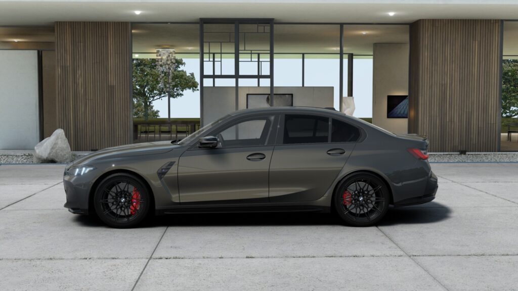 M3 Competition M xDrive セダン BMW Individual ドラバイト・グレー 20インチ キャラミ・オレンジの画像2