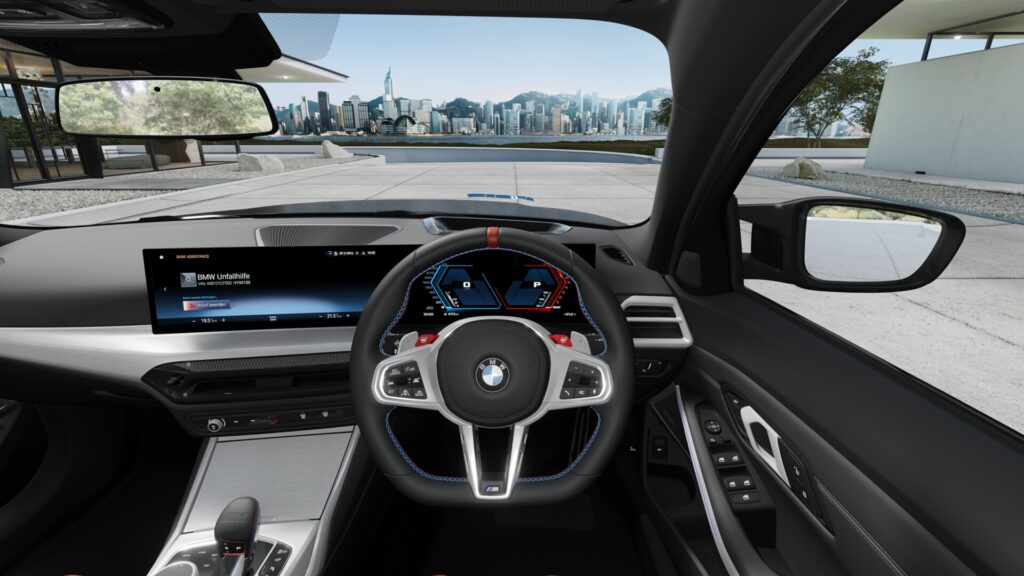 M3 Competition M xDrive セダン BMW Individual ドラバイト・グレー 20インチ キャラミ・オレンジの画像3