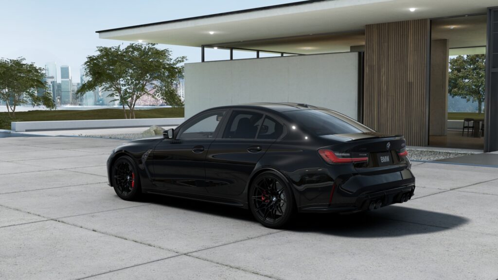 M3 Competition M xDrive セダン ブラック・サファイア 20インチ キャラミ・オレンジの画像1