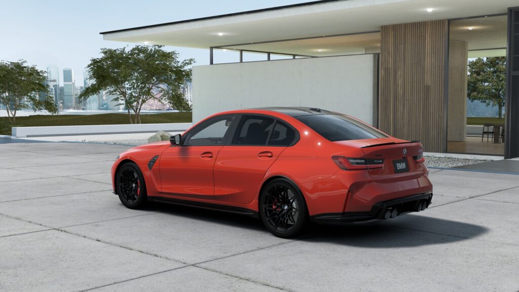 M3 Competition M xDrive セダン M トロント・レッド 20インチ ブラックの画像1