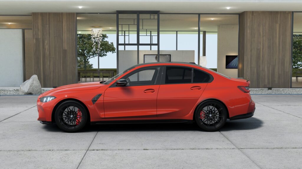 M3 Competition M xDrive セダン M トロント・レッド 20インチ ブラックの画像2