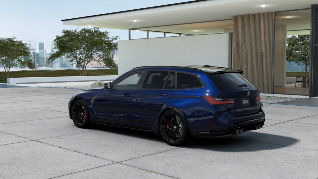 M3 Competition M xDrive ツーリング BMW Individual タンザナイト・ブルー 20インチ キャラミ・オレンジの画像1