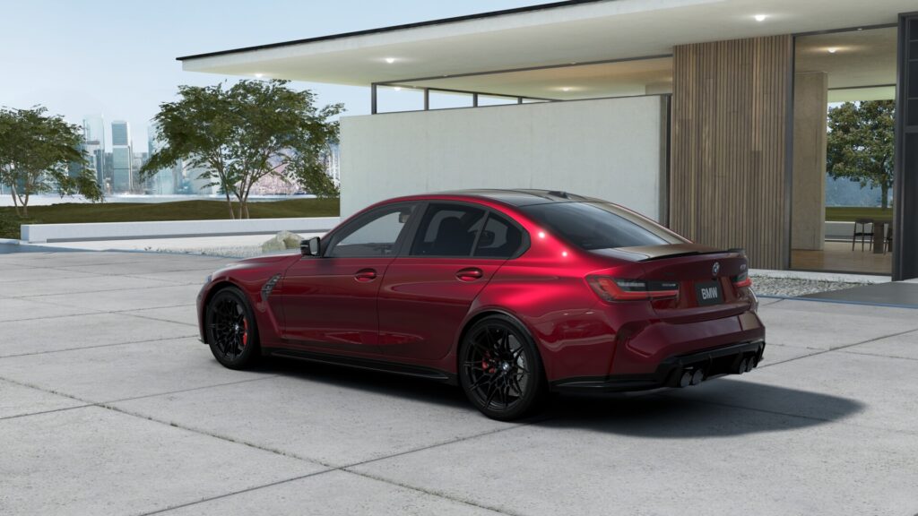 M3 Competition M xDrive セダン アヴェンチュリン・レッド 20インチ キャラミ・オレンジの画像1
