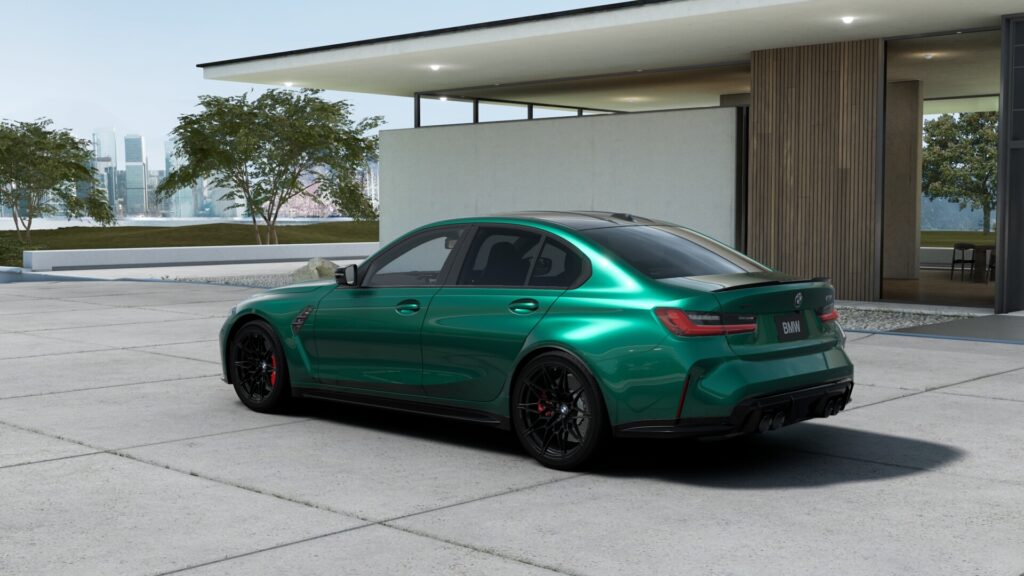M3 Competition M xDrive セダン M アイル・オブ・マン・グリーン 20インチ ブラックの画像1