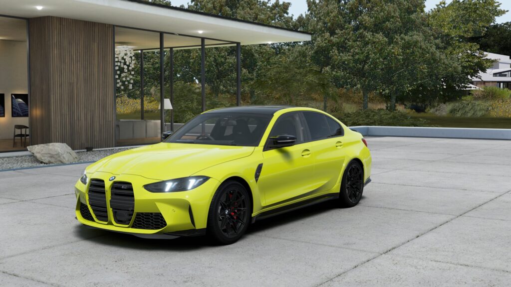 M3 Competition M xDrive セダン M サンパウロ・イエロー 20インチ ブラック