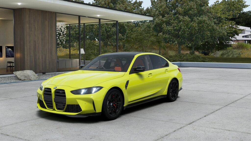 M3 Competition M xDrive セダン M サンパウロ・イエロー 20インチ キャラミ・オレンジ