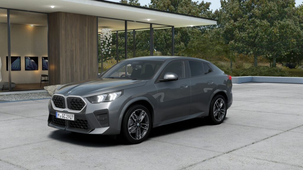 X2 xDrive20d M Sport スカイスクレイパー・グレー 19インチ ブラック スタイリング871M M アルカンタラ/ヴェガンザ・コンビネーション ブラック(ブルー・ステッチ付)