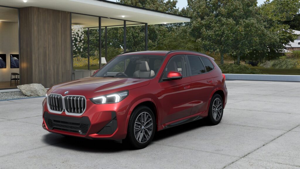 X1 xDrive20d M Sport ファイヤー・レッド 18インチ アトラス・グレー/スモーク・ホワイト サンルーフ