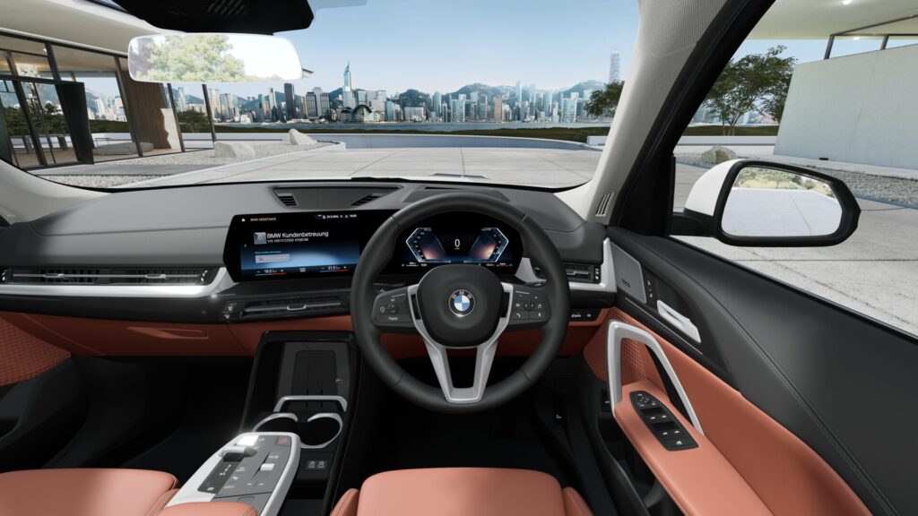 X1 xDrive20d xLine ミネラル・ホワイト 19インチ カスタネアの画像3