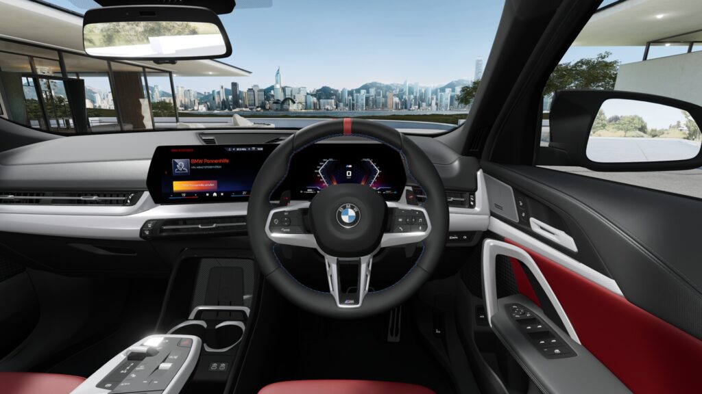 X2 M35i xDrive スカイスクレイパー・グレー 21インチ コーラル・レッドの画像3