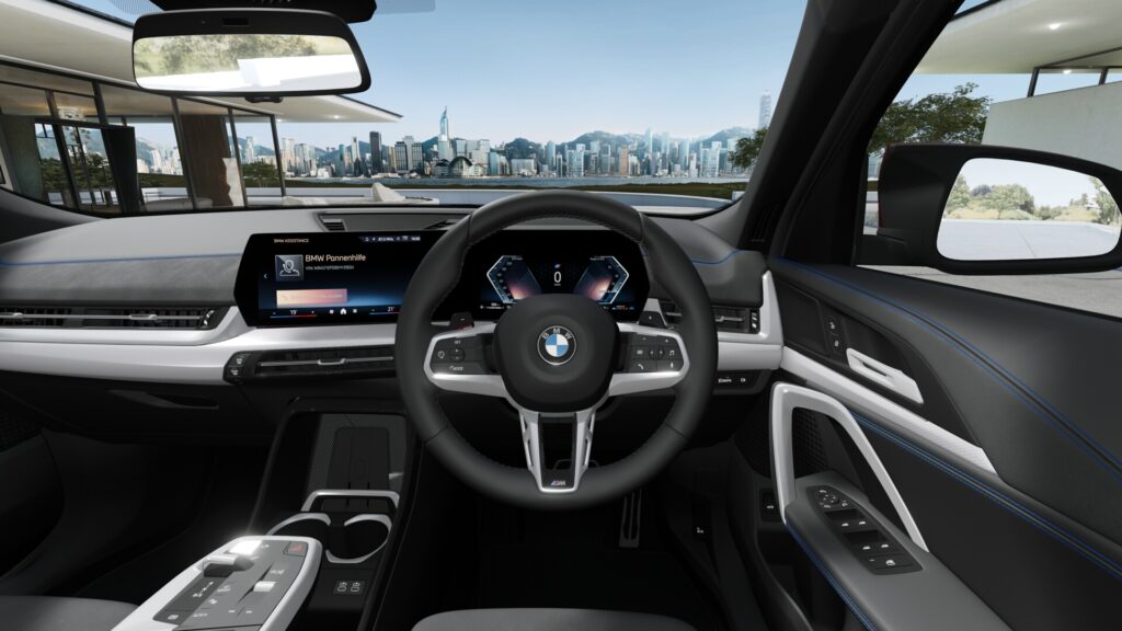 X2 xDrive20d M Sport ファイヤー・レッド 20インチ ブラック M スポーツ・パッケージ・プロ スタイリング869I M アルカンタラ/ヴェガンザ・コンビネーション ブラック(ブルー・ステッチ付)の画像3