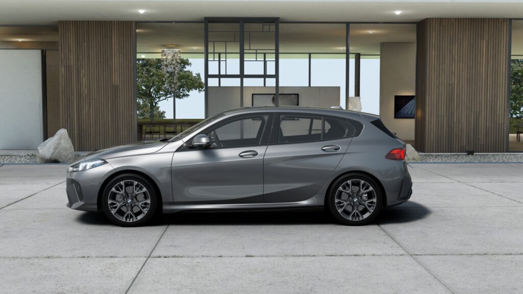 120d M Sport スカイスクレイパー・グレー 18インチ ブラック スタイリング975M M アルカンタラ/ヴェガンザ・コンビネーション ブラック(ブルー・ステッチ付)の画像2