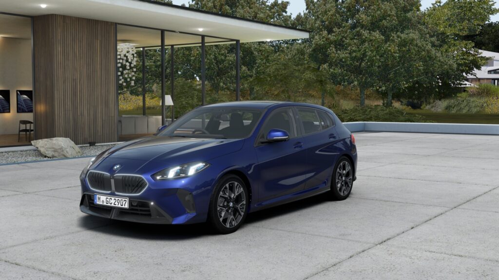 120d M Sport M ポルティマオ・ブルー 18インチ ブラック スタイリング975M M アルカンタラ/ヴェガンザ・コンビネーション ブラック(ブルー・ステッチ付)