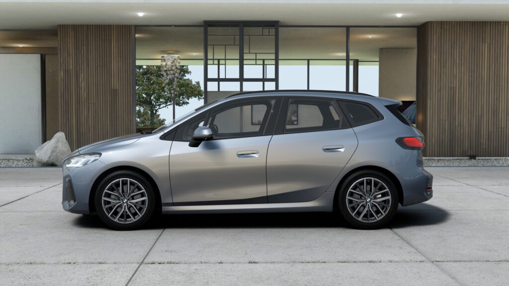 220i アクティブツアラー M Sport スパークリング・コッパー・グレー 18インチ ブラック スタイリング838M M アルカンタラ/ヴェガンザ・コンビネーション ブラック(ブルー・ステッチ付)の画像2
