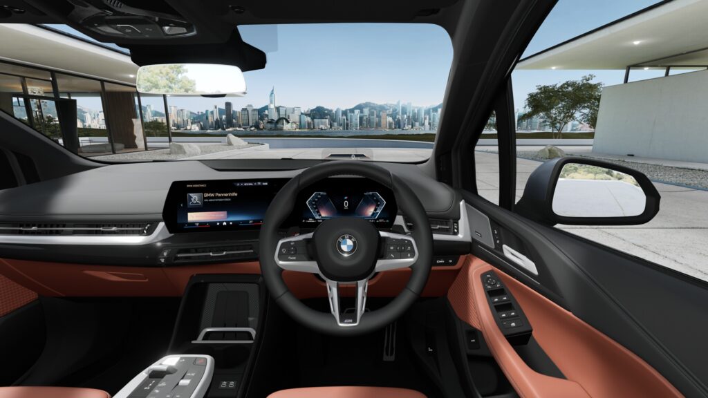 218d アクティブツアラー M Sport スパークリング・コッパー・グレー 18インチ カスタネアの画像3