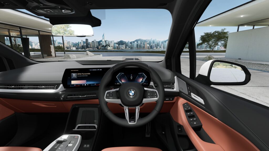 220i アクティブツアラー M Sport アルピン・ホワイト 18インチ カスタネアの画像3