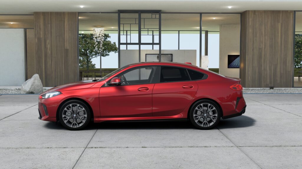 220d グランクーペ M Sport ファイヤー・レッド 18インチ ブラック スタイリング975M パーフォレーテッド・ヴェガンザ ブラックの画像2
