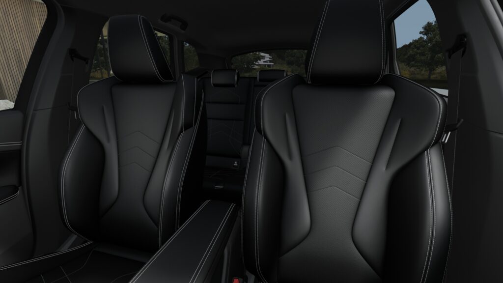 218d アクティブツアラー M Sport ブラック・サファイア 17インチ スタイリング834M パーフォレーテッド・ヴェガンザ ブラックの画像4
