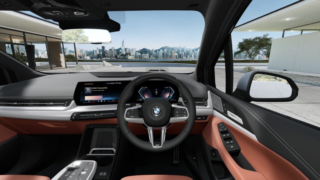 218d アクティブツアラー M Sport BMW Individual ストーム・ベイ 17インチ カスタネアの画像3
