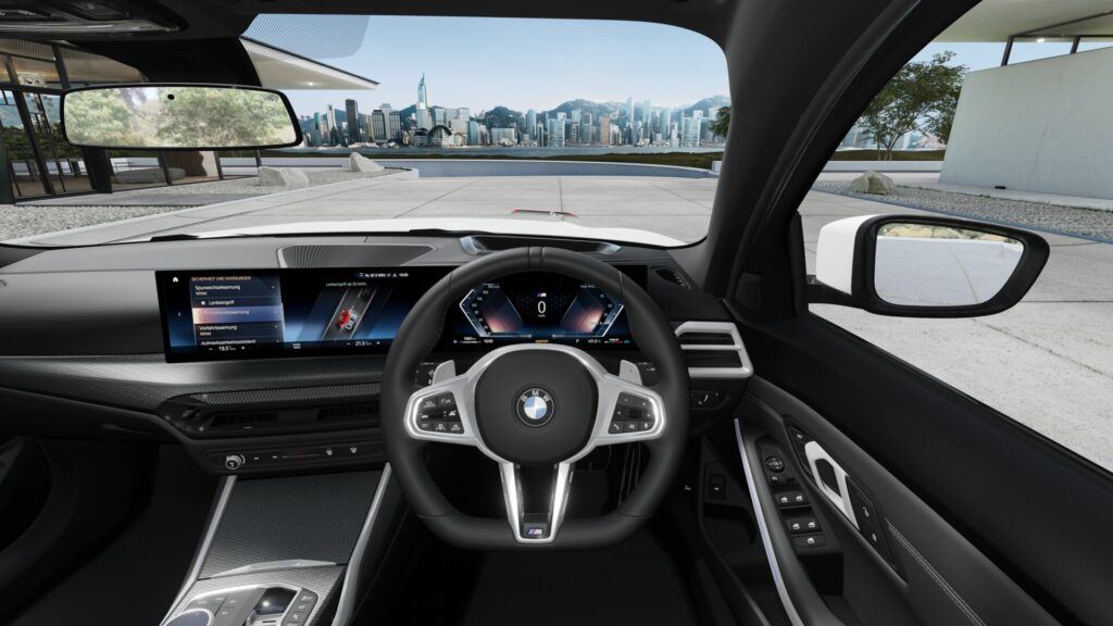 320d xDrive セダン M Sport アルピン・ホワイト 18インチ ブラック スタイリング848M ヴァーネスカ・レザー ブラックの画像3