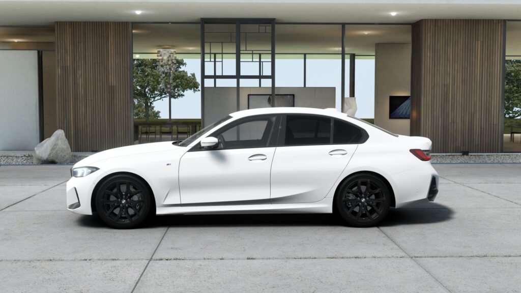320d xDrive セダン M Sport アルピン・ホワイト 19インチ ブラック スタイリング995M ジェット・ブラックの画像2
