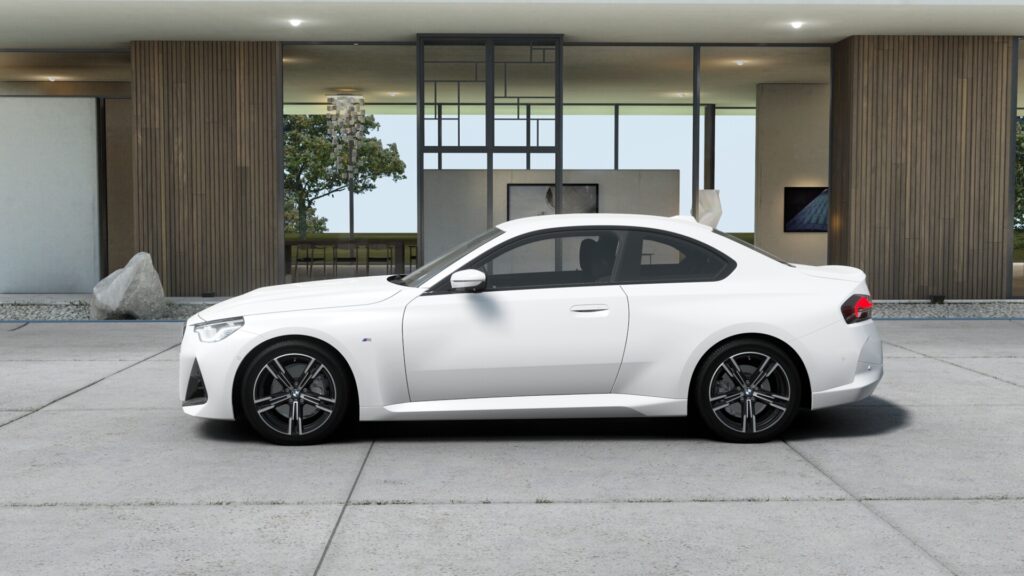 220i クーペ M Sport ミネラル・ホワイト 18インチ ブラック スタイリング848M M パフォーム・テックス/クロス・コンビネーション ブラック(M パイピング付)の画像2
