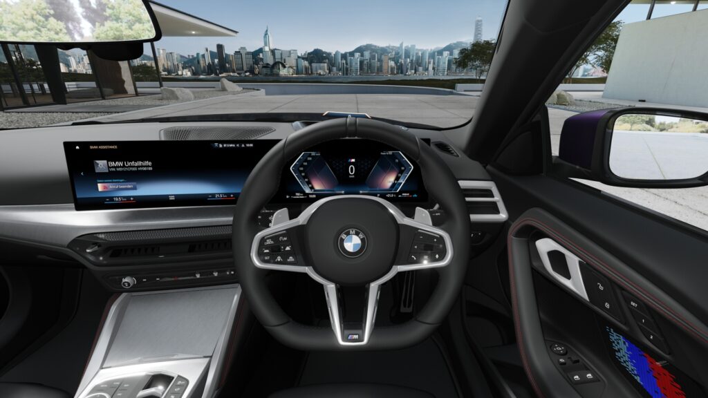 220i クーペ M Sport サンダーナイト 18インチ ブラック スタイリング848M ヴァーネスカ・レザー ブラック(レッド・ハイライト付)の画像3