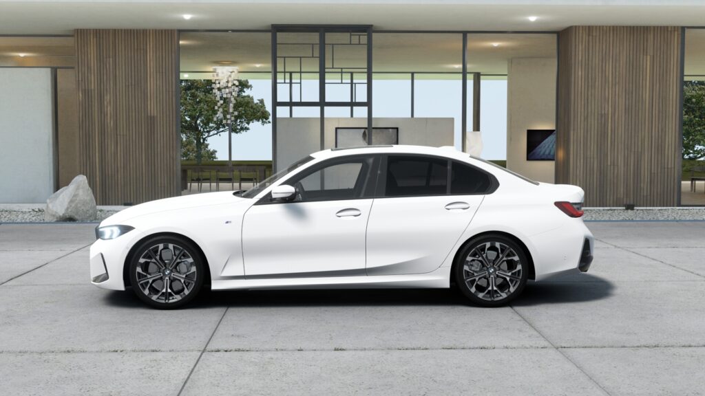320d xDrive セダン Edition Shadow アルピン・ホワイト 19インチ ブラック サンルーフの画像2