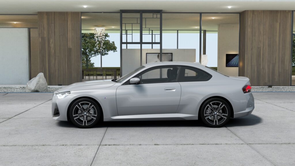 220i クーペ M Sport M ブルックリン・グレー 18インチ ブラック スタイリング848M M パフォーム・テックス/クロス・コンビネーション ブラック(M パイピング付)の画像2