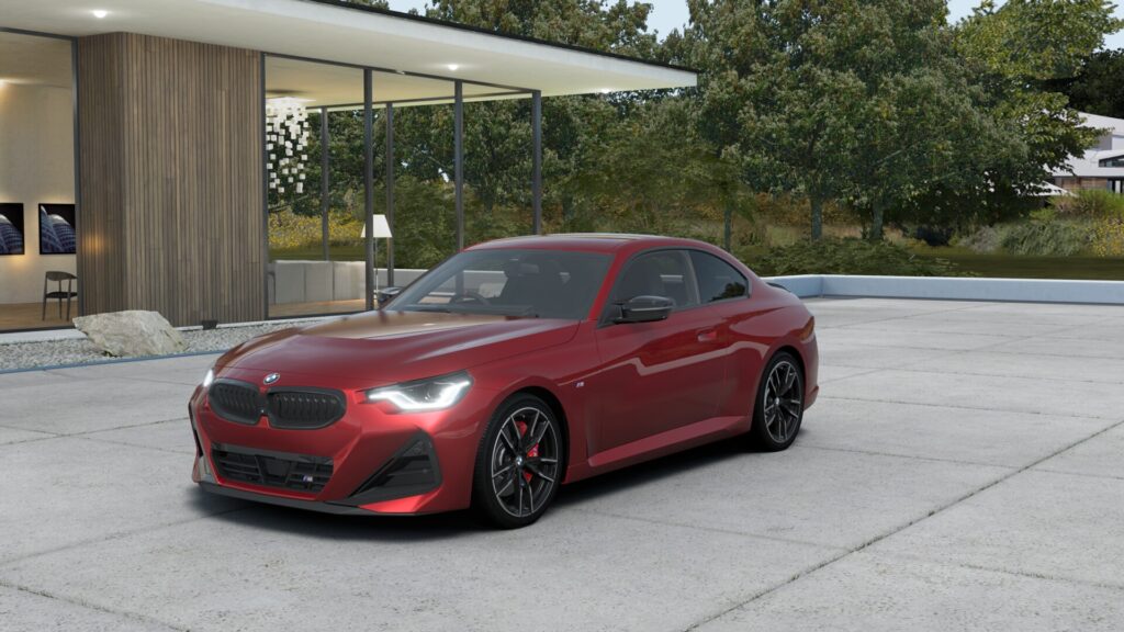 M240i xDrive クーペ ファイヤー・レッド 19インチ ブラック M スポーツ・パッケージ・プロ スタイリング792M ヴァーネスカ・レザー ブラック