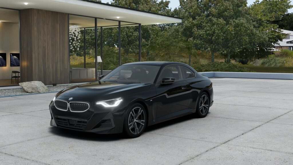 220i クーペ M Sport ブラック・サファイア 18インチ スタイリング848M M パフォーム・テックス/クロス・コンビネーション ブラック(M パイピング付)