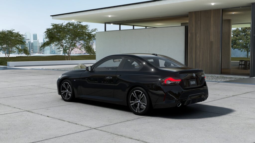 220i クーペ M Sport ブラック・サファイア 18インチ スタイリング848M M パフォーム・テックス/クロス・コンビネーション ブラック(M パイピング付)の画像1