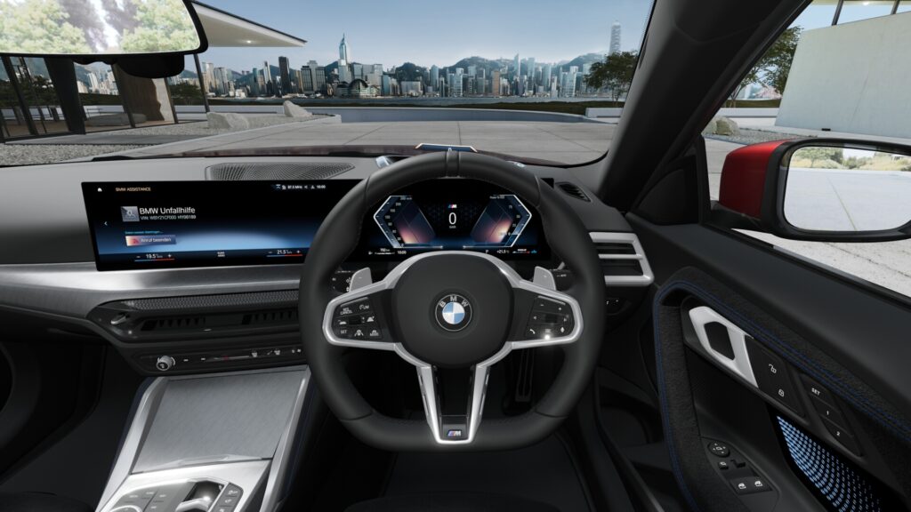 220i クーペ M Sport ファイヤー・レッド 18インチ ブラック スタイリング848M M パフォーム・テックス/クロス・コンビネーション ブラック(M パイピング付)の画像3