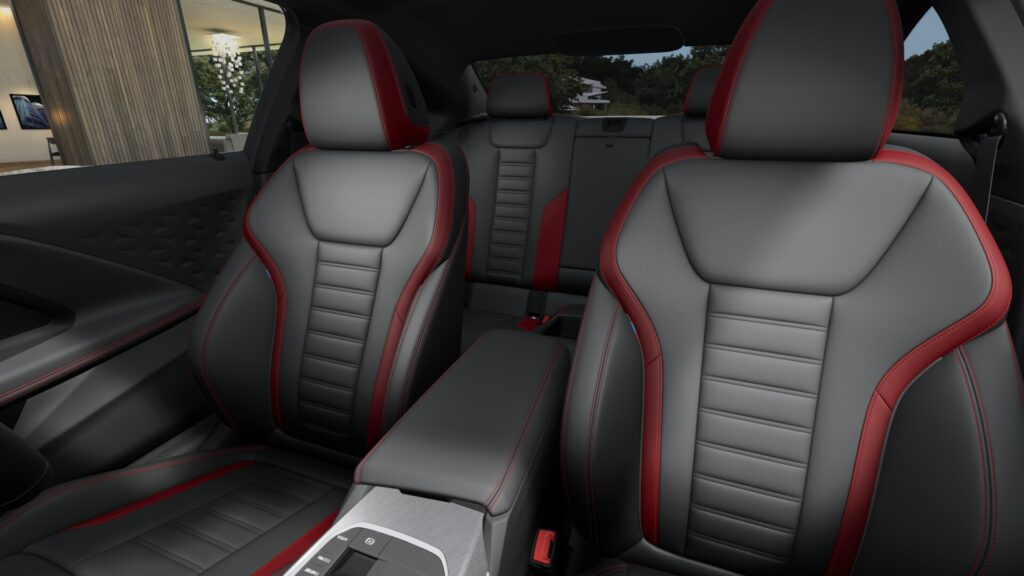 220i クーペ M Sport M ブルックリン・グレー 18インチ ブラック スタイリング848M ヴァーネスカ・レザー ブラック(レッド・ハイライト付)の画像4