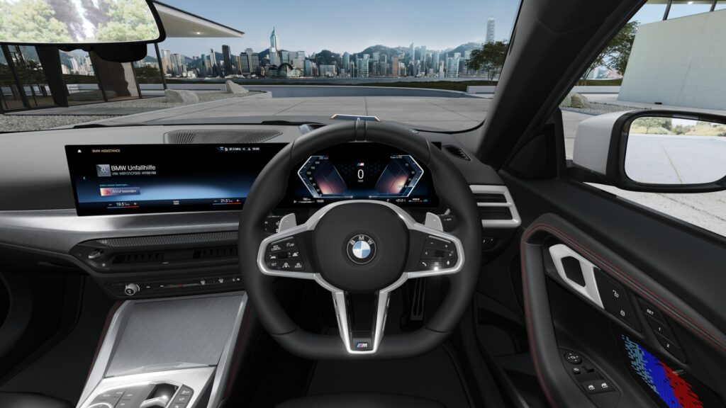 220i クーペ M Sport M ブルックリン・グレー 18インチ ブラック スタイリング848M ヴァーネスカ・レザー ブラック(レッド・ハイライト付)の画像3