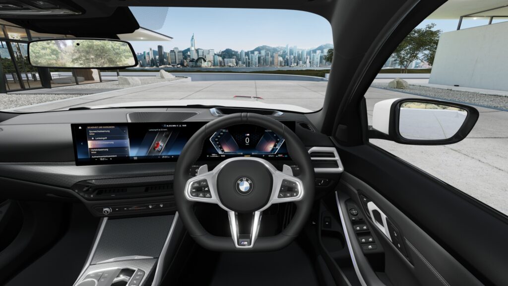 320d xDrive セダン M Sport ミネラル・ホワイト 18インチ ブラック スタイリング848M ヴァーネスカ・レザー ブラックの画像3