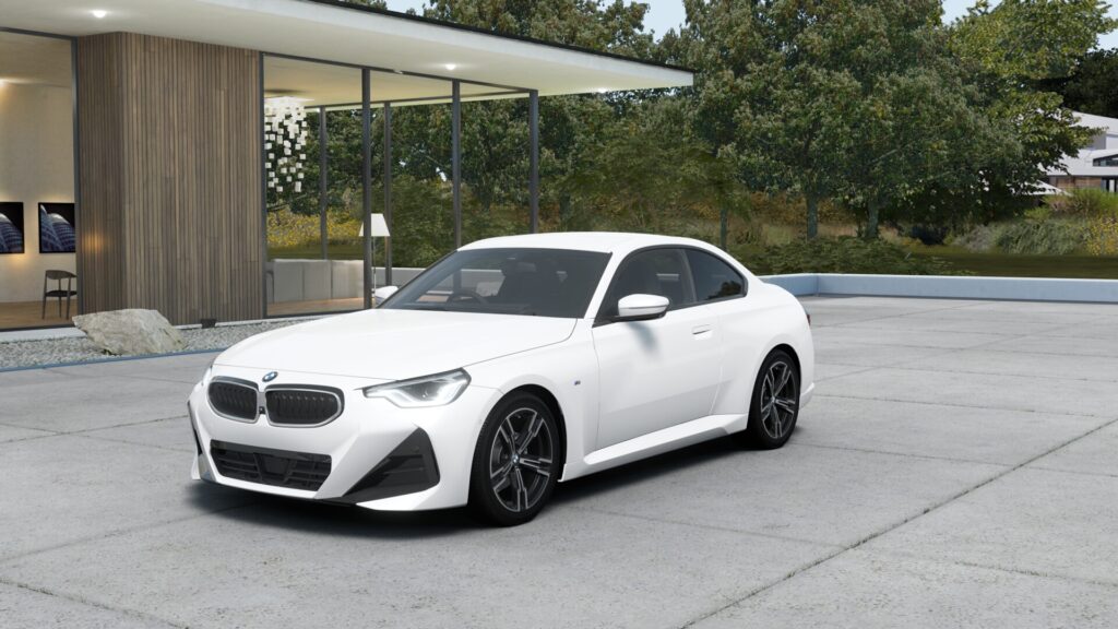 220i クーペ M Sport ミネラル・ホワイト 18インチ ブラック スタイリング848M ヴァーネスカ・レザー ブラック