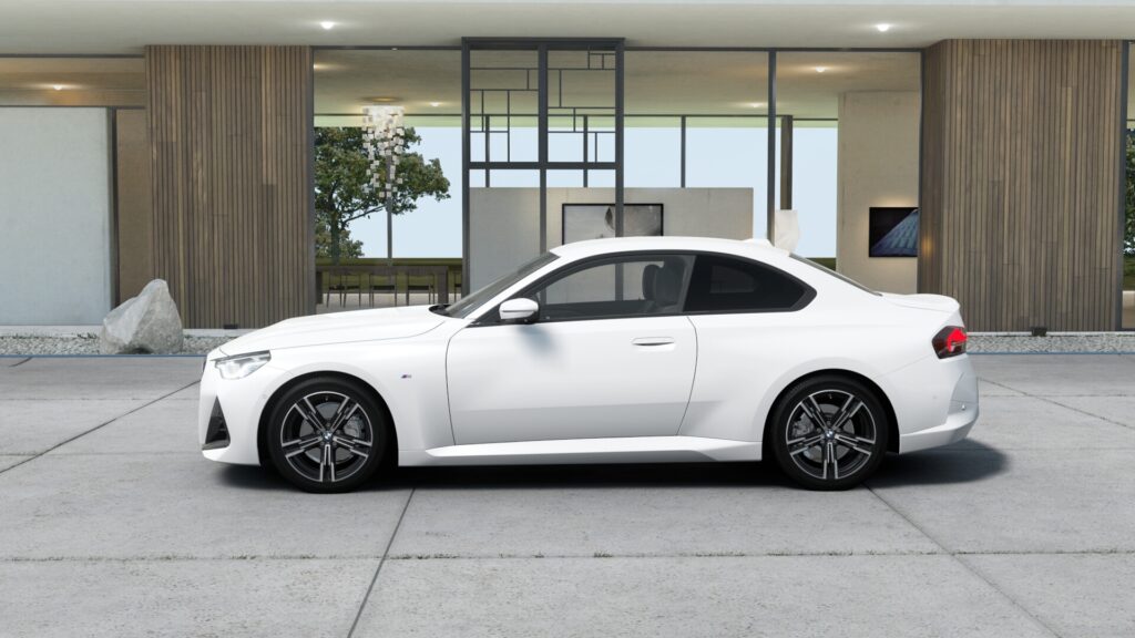 220i クーペ M Sport ミネラル・ホワイト 18インチ ブラック スタイリング848M ヴァーネスカ・レザー ブラックの画像2