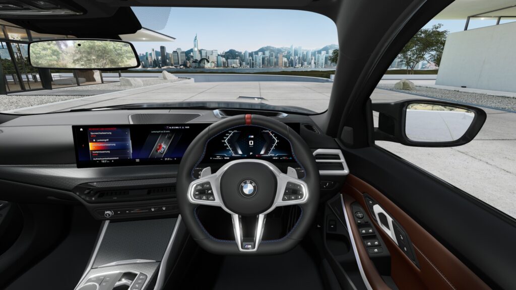 M340i xDrive セダン BMW Individual タンザナイト・ブルー 19インチ モカの画像3