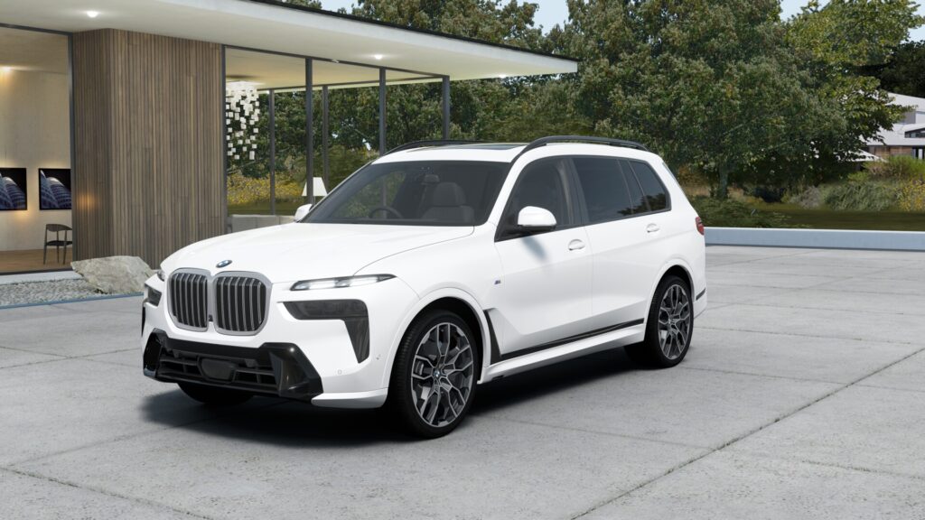 X7 xDrive40d M Sport ミネラル・ホワイト 7人乗り 22インチ ブラック