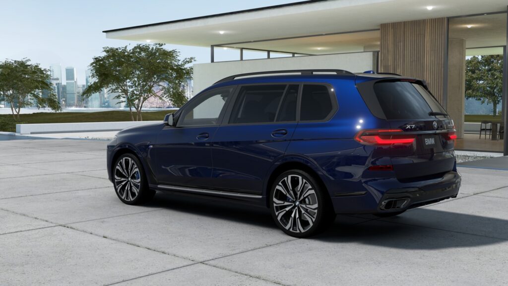 X7 xDrive40d M Sport BMW Individual タンザナイト・ブルー 6人乗り 23インチの画像1