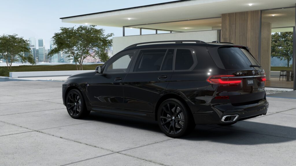 X7 xDrive40d M Sport ブラック・サファイア 7人乗り 22インチ サンルーフ スタイリング755Mの画像1