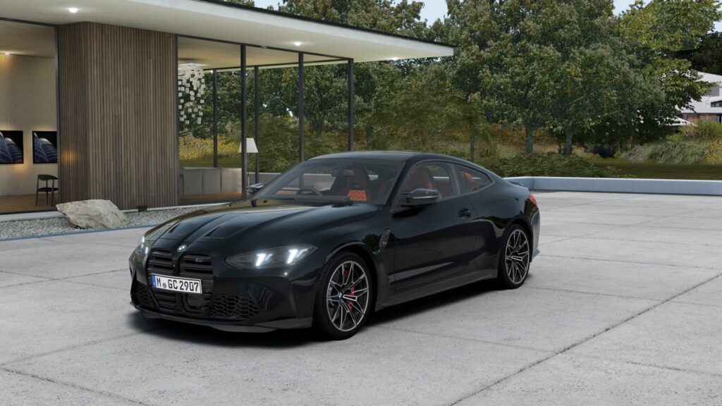 M4 Competition M xDrive クーペ ブラック・サファイア 20インチ キャラミ・オレンジ