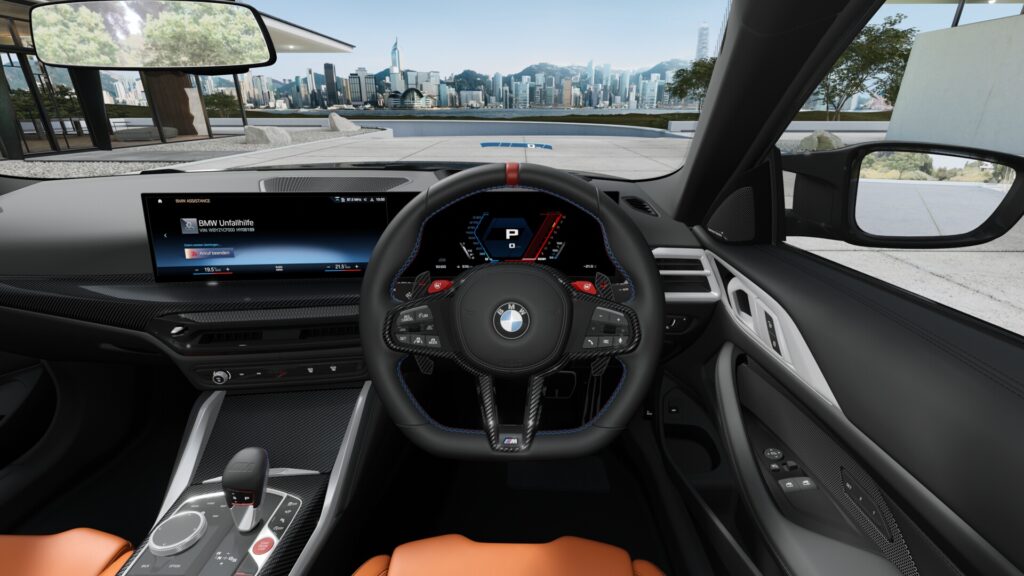 M4 Competition M xDrive クーペ ブラック・サファイア 20インチ キャラミ・オレンジの画像3