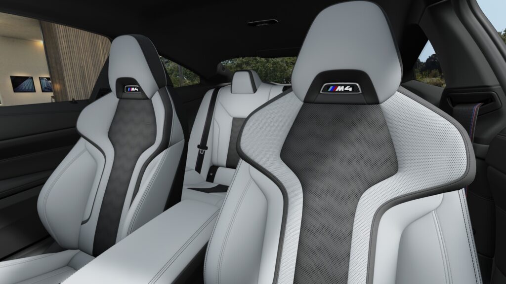 M4 Competition M xDrive クーペ ブラック・サファイア 20インチ シルバーストーンの画像4