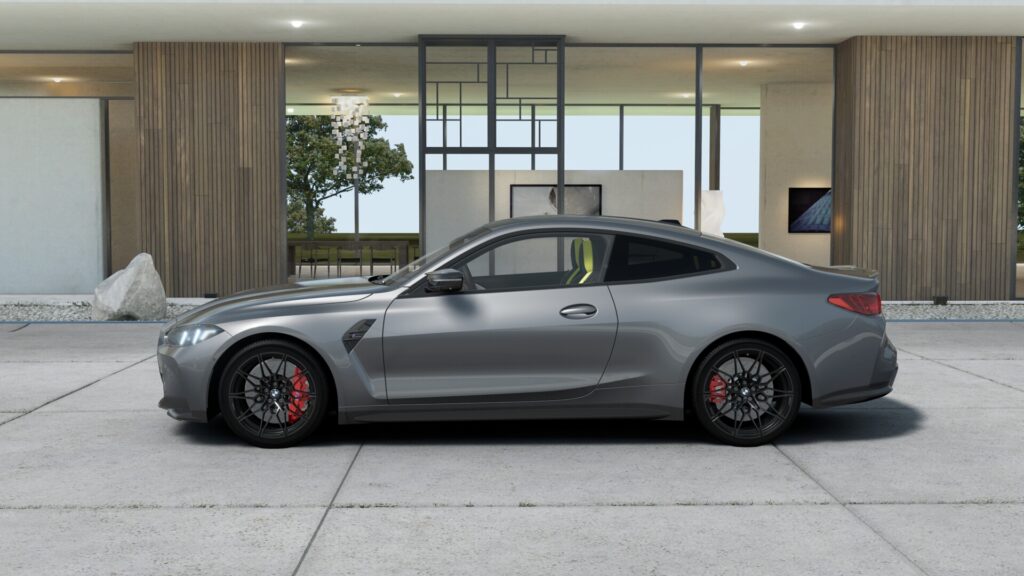 M4 Competition M xDrive クーペ スカイスクレイパー・グレー 20インチ ヤス・マリナ・ブルーの画像2