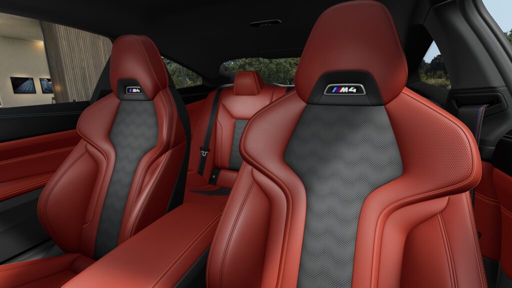 M4 Competition M xDrive クーペ ブラック・サファイア 20インチ フィオナ・レッドの画像4