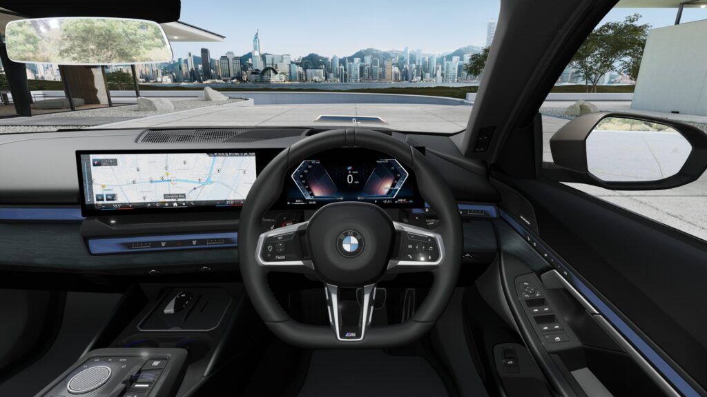 523d xDrive セダン M Sport オキサイド・グレー 19インチ ブラック M スポーツ・パッケージ・プロ パーフォレーテッド・キルト・ヴェガンザ ブラックの画像3