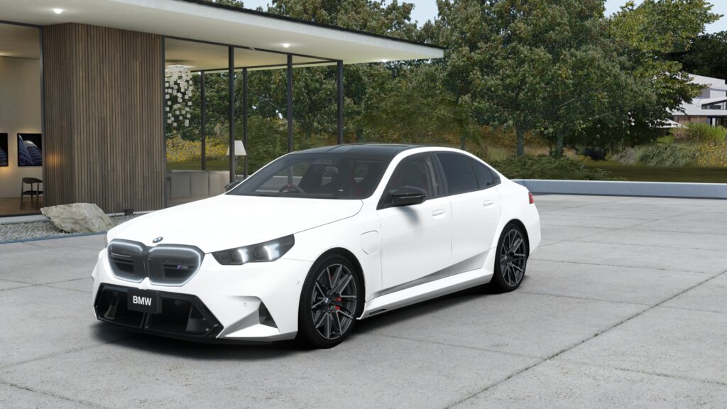 M5 セダン アルピン・ホワイト 21インチ レッド